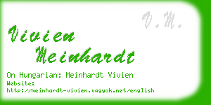 vivien meinhardt business card